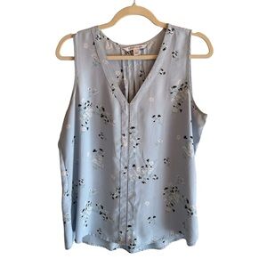 NWOT 41 Hawthorn Floral V-Neck Blouse in Size L